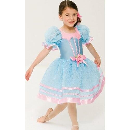 2018 New Children Dance Costume Girls Ballet Dance Dress Stage Performance Dance Skirt Costumes B-2433