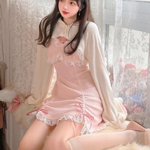 WJGDDCMR Fashionable Knitted Dresses