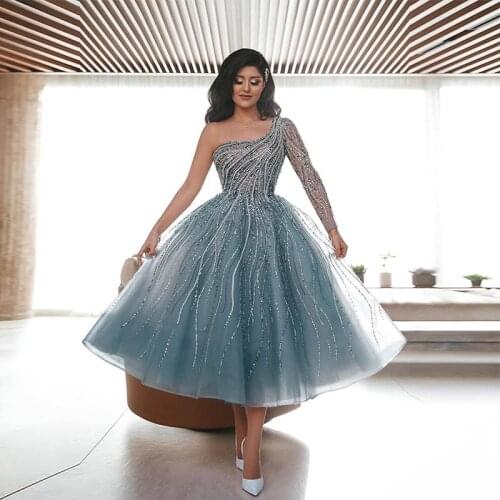 YQLNNE Womens One Shoulder Evening Dresses