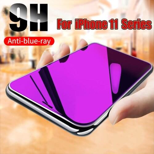 Anti Blue Light for iphone 6 6s 7 8 plus x xr xs 11 pro max SE protective film tempered glass phone screen protector on glass