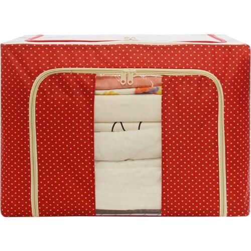 Oxford Clothing Storage Box Bedding Item Packing Bag Clothes Organizer Durable Quilt Box Zipper Dirty Clothes Collecting Case G3