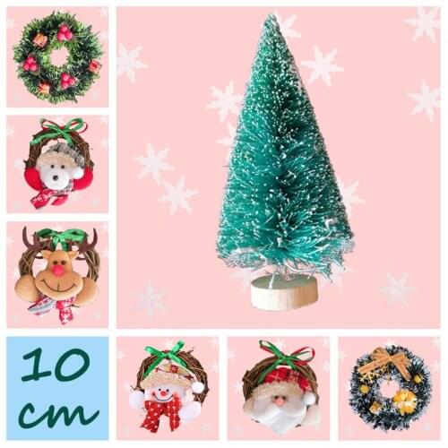 1pcs Christmas Decoration 10-cm Christmas Party Wedding Wreaths Decoration Garland Material Rattan Wreath DIY Wreath Party