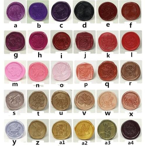 100pcs Vintage Octagonal Sealing Wax Beads Ancient Wax Seal beans Stamp Tablet Pill for vintage craft Envelope Wedding