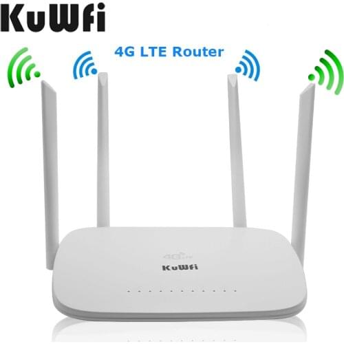 4G CPE LTE Router Unlocked High Speed 300Mbps 3G/4G WiFi Modem Hotspot CAT4 32 Users RJ45 WAN LAN Wireless Router With Sim Slot