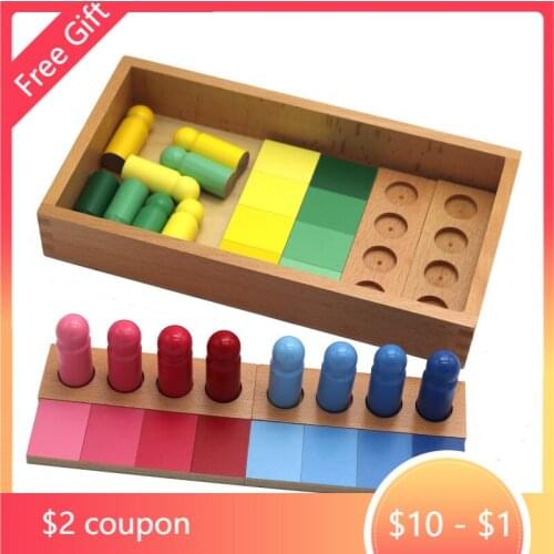Baby Toys Montessori Color Resemblance Sorting Task Wooden Sensory Toys for Children Early Learning Color Corresponds Blocks Toy
