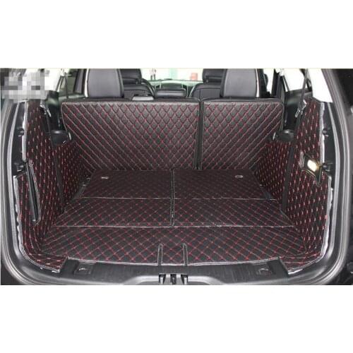 Good quality! Full set trunk mats for Ford Edge 2017-2009 durable wear-resisting cargo liner carpets for Edge 2015,Free shipping