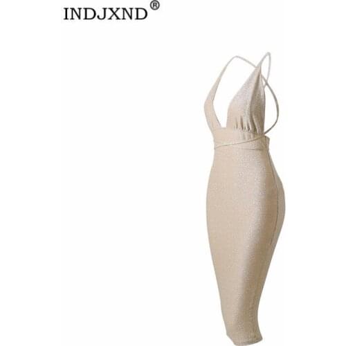 INDJXND Fashionable Sheath Dresses