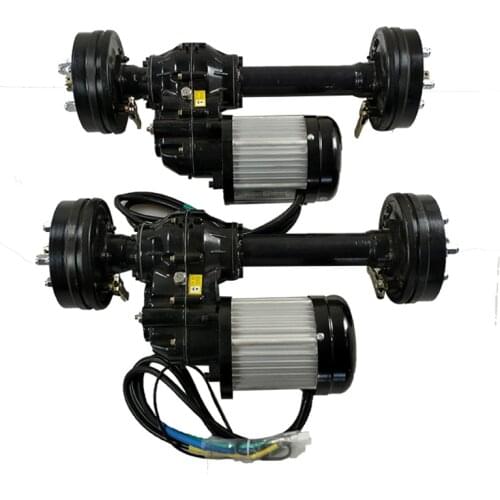 Integral 180 rear axle assembly of high-power high-and low-grade motor for the refitted bridge of small oil-brake train