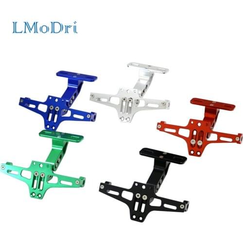 LMoDri Motorcycle License Plate Bracket Holder For Honda CB 599 919 400 CB600 HORNET CBR 600 F2 F3 F4 F4i 900RR 250 VTR 250 MSX