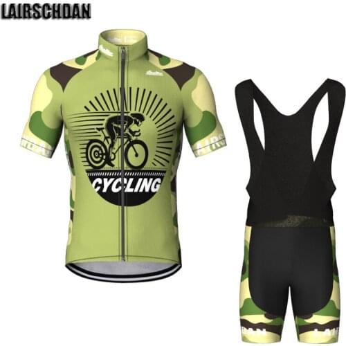 LairschDan 2021 Maillot Ciclismo Hombre Verano Quick Dry Bicycle Clothes Orange Cycling Set Mens Bike Outfit Mtb Clothes Suit