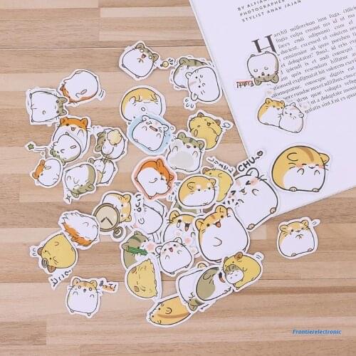 Cartoon Animal DIY Stickers Kids Creative Decorative Diary Label Scrapbook Gift