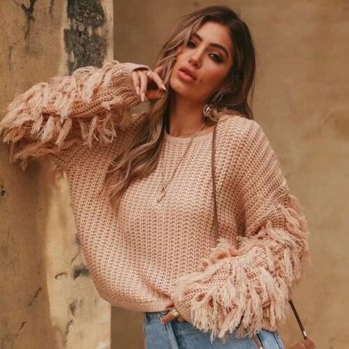 Christmas jumper ladies women sweaters fashion 2018 women knitting pullover with neck sweater women winter 2018 DD1720