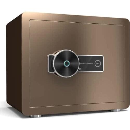 Hidden form small home safe mini fingerprint storage safe all steel anti-theft safe deposit box
