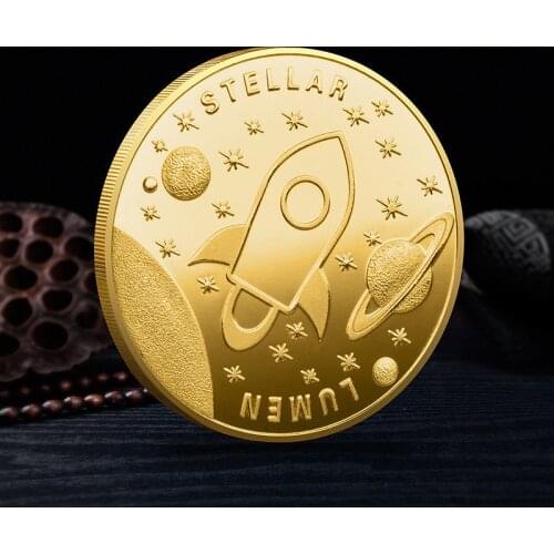 Stellar XRP We Trust in Digital Currency Gold Plated Commemorative