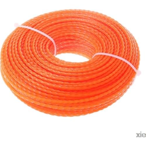 3.0mm Diameter Grass Trimmer Line Brush Cutter Power Nylon Twist Rope Cut weed