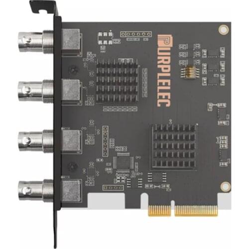Purplelec AC-4SDI PC internal pcie 1080i 60fps 4ch sdi capture video capture card for virtual studio
