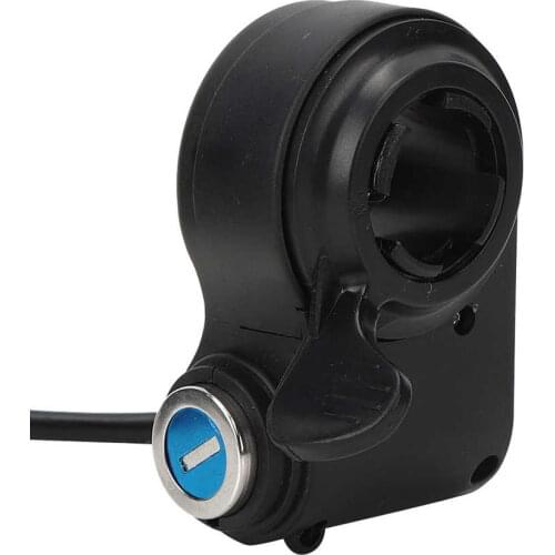 E-bike Thumb Throttle Key Lock 12V-99V Electric Bicycle Scooter Handlebar Finger Thumb Throttle Accelerator Grip