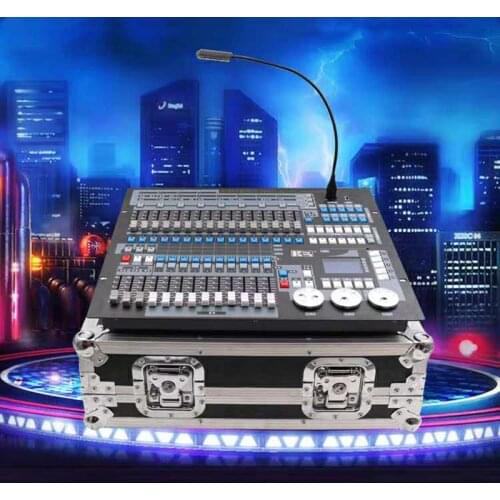 1024 DMX Console With Flight Case DJ Controller Suitable for Moving Head Light Par Light Series Stage Light Equipment