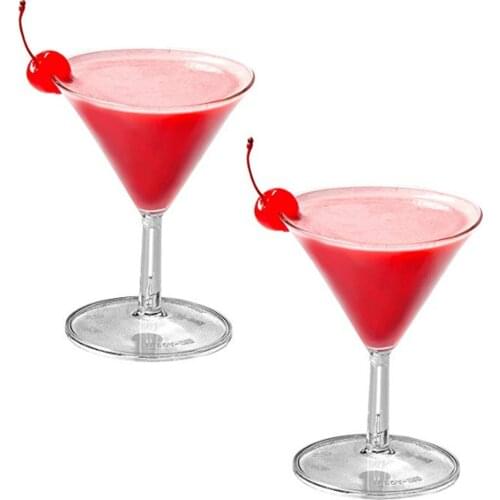 12 Pcs Disposable Plastic Cocktail Wine Cups Unbreakable Clear Birthday Champagne Wine Glasses Set Shatterproof Recyclable Glass