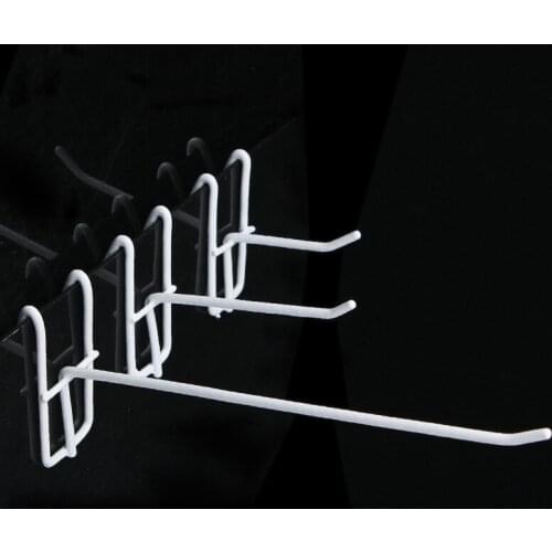 20pcs/lot 15cm L Store Pegboard Hook Jewelry Display Shelf Metal Hanger Racks Holder Steel Store Display Showcase Accessories