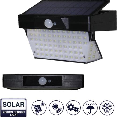 78LEDs Solar Lamp Outdoor Wall LED Solar Night light PIR Motion Sensor Path Street Garden Lighting Flood Light