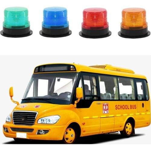 Car Emergency Rotating LED Light Traffic Safety Warning Flashing Lamp LED Strobe Flash Roof Light for School Bus Car Styling