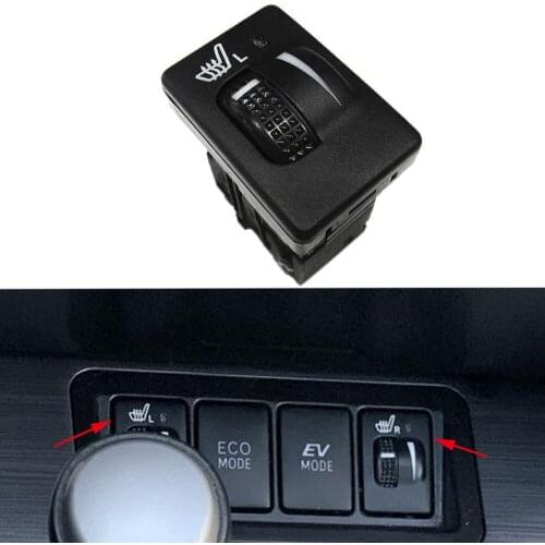 Car Left/Right Seat Heated Control Switch Heating Button For Toyota Camry V50 Reiz Highlander Land Cruiser Prado LC150
