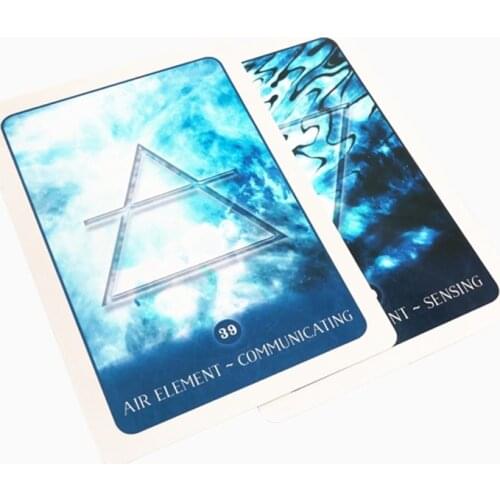 Black Moon Astrology Oracle Cards Full English 52 Cards Deck Tarot Divination Fate Family Party Board Game