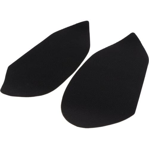 Black Tank Traction Pads Motorcycle Tricycle Electric Car Grip Protector Guard 2pcs Anti-slip Knee Mat for Yamaha R6