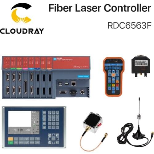 Cloudray Original Fiber Laser Controller Ruida RDC6563F Auto-calibration Three Axis Control for 1064nm Fiber Cutting Machine