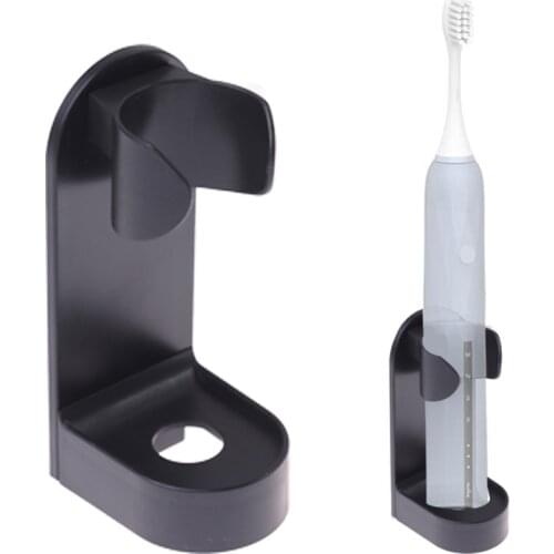 ABS Traceless Stand Rack Toothbrush Organizer Electric Wall-Mounted Holder Bathroom Organizer Accessories Tools