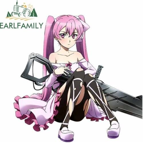 EARLFAMILY 13cm x 12.8cm for Akame Ga KILL Mine Anime Car Stickers Trunk Laptop Decoration Waterproof Window Trunk Decal