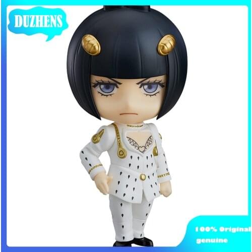 JoJos Bizarre Adventure Bruno Bucciarati Original Japanes Q version figma PVC Action Figure Anime Figure Model Toys Doll Gift