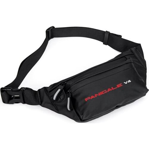 For Ducati Panigale V4 LOGO Men Waist Pack Belt Hip Bum Slant back bag Chest Bag Male Motorcycle Riding Antitheft Purse