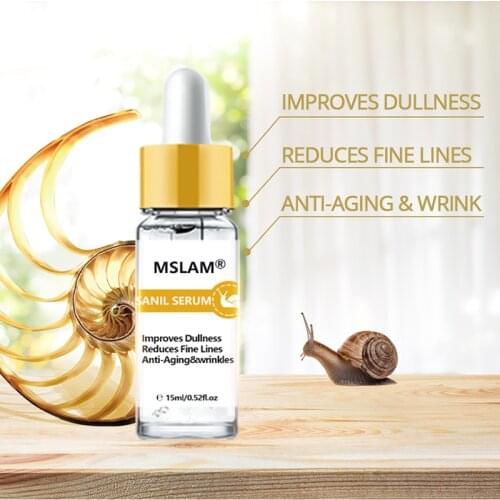 MSLAM Face Serum Whitening Moisturizing Snail Serum Snail Essence Day Creams & Moisturizers Skin Care