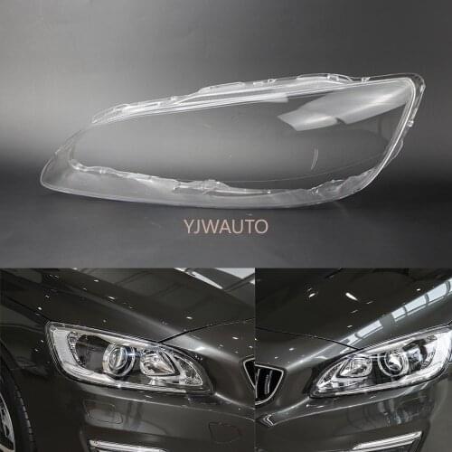 Car Headlamp Lens For Volvo S60 2014 2015 2016 2017 Car Replacement Front Auto Shell Cover