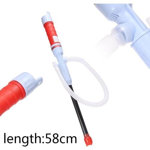 Portable Handheld Pump Operated Liquid Transfer Water Gas Tools Petrol Fuel Car Hose Pipe Car Accessories
