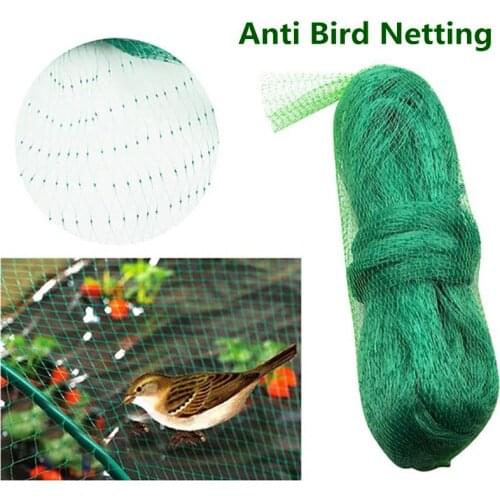 Anti Bird Netting Garden Fruit Cage Crop Veg Pond Protection Mesh Plant Garden Supplies Netting Mesh for Cage Birds 4x10M/5x20M