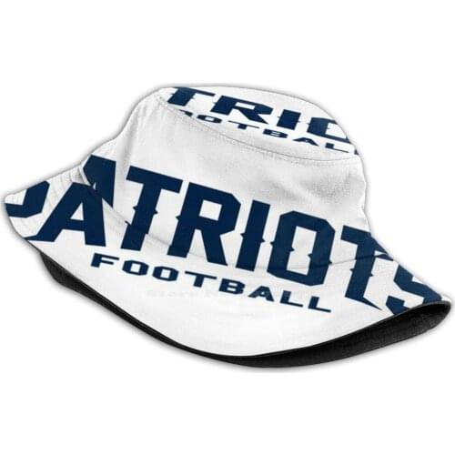 Football Unisex Fisherman Hats Cap Football Patriots New England Boston Sports Brady Pats Tom Brady Gronk Gronkowski