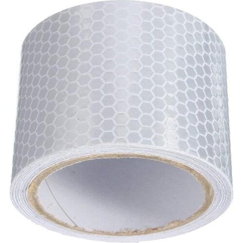 Reflective Warning Tape Decorative Safety Warning Sticker High Reflective High Visibility Elastic Tape 5 cm x 3 m