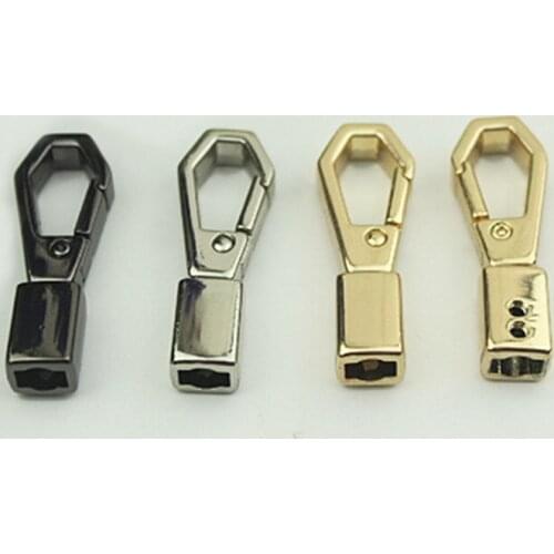 2pcs Metal Bag Side Edge Hang Buckle Double Screw Hole Clasp for DIY Leather Craft Bag Strap Belt Handle Shoulder Accessories