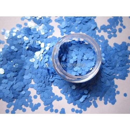 3mm turquoise Loose Glitter for Nail polish - Neon Matteness Solvent Resistant Glitter Nail Polish Glitter