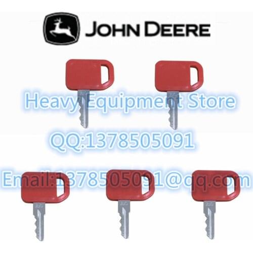 5 PCS JDS Excavator Key KV13427 T209428 For John Deere CT315 319D 323D 329D CT332 333D Skid Steers 240