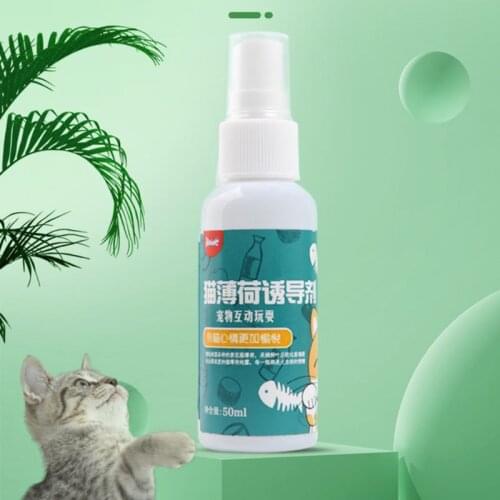 50ml Cat Catnip Spray Pet Training Toy Organic Natural Healthy Kitten Cat Mint Funny Scratching Toy
