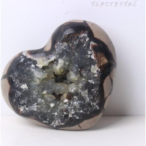 500-800g Rough Heart Dragon Septarium Mineral Geode Gemstone Specimen Decoration (1pc)