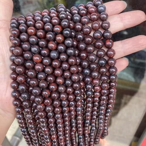4/6/8/10mm Natural Brecciated Jaspers Stone Beads DIY Loose Round Beads For Jewelry Making Women Bracelet Gifts Strand 15