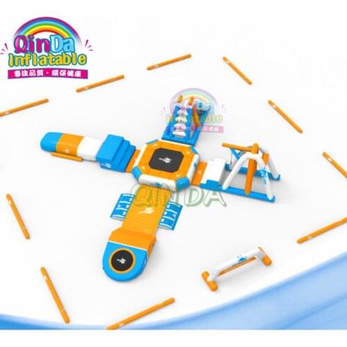 Cheap prices sea inflatable aquapark, inflatabel water park set with CE certificate