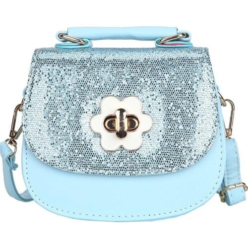 PU Children Shoulder Bags Kids Kindergarten Messenger Bag Cute Flower Toddler Crossbody Bags for Girl Handbag Fashion Baby Purse