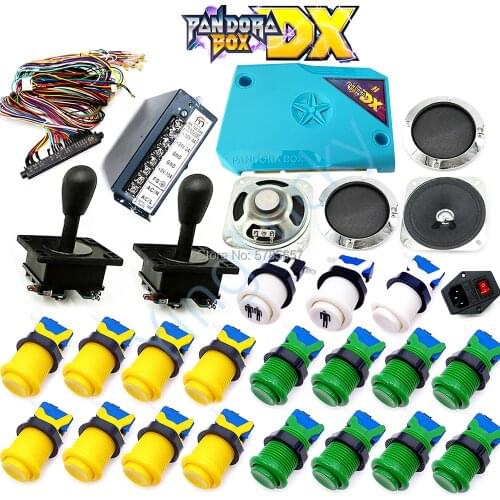 DIY Arcade Machine Cabinet Pandora Box DX 3000 Bundle kit American button Happ joystick/8 Way Joysticks/SANWA Joystick jamma