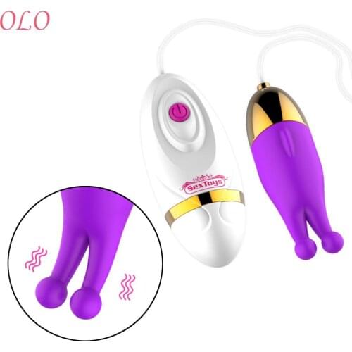 OLO G Spot Dildo Vibrator Female Vagina Clitoris Massager for Women 12 Speed Fantasy Jumping Egg